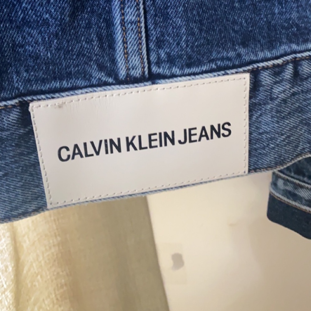 Calvin Klein patch denim jacket - Picture 2 of 5
